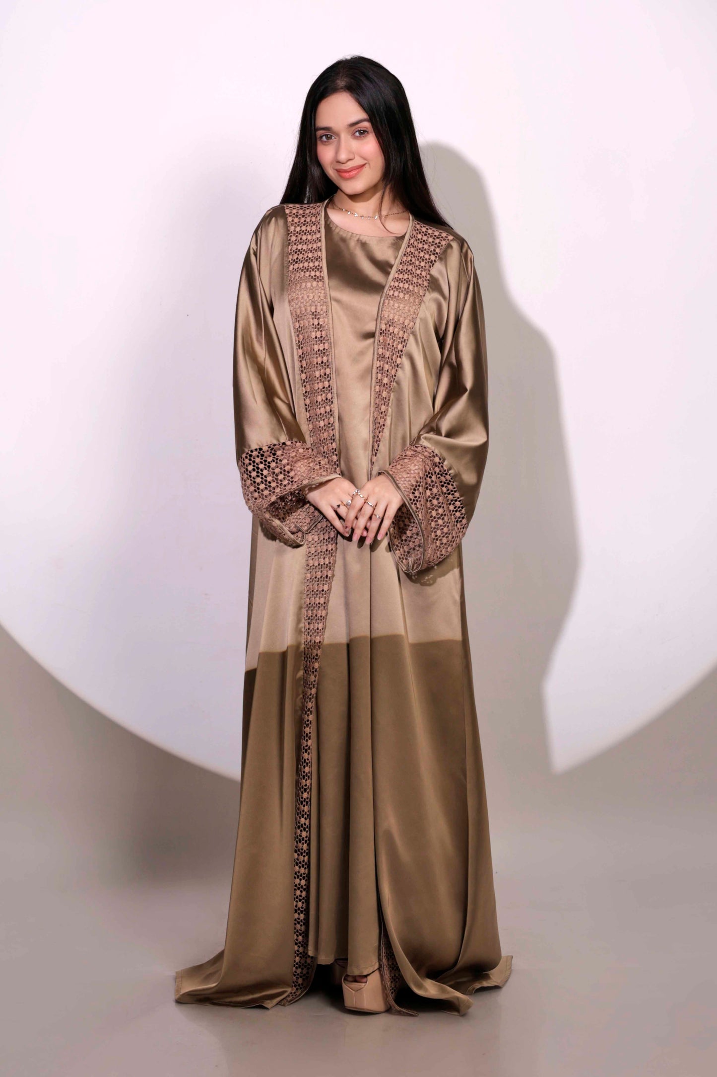 Luxe Lace Satin Ensemble - Radiance Redefined