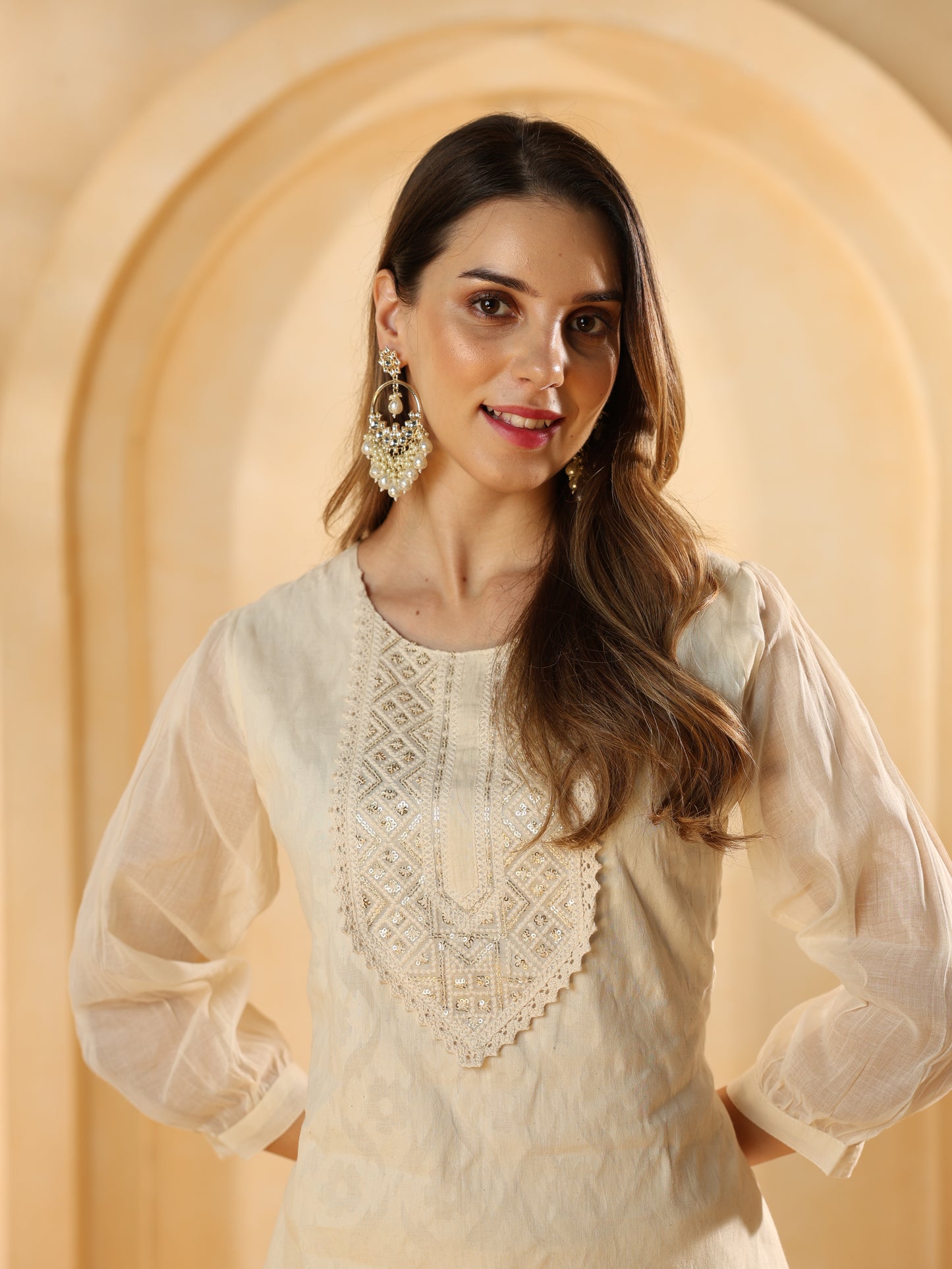 Premium Cotton 2-Piece Kurti Set – Elegant & Comfortable Outfit