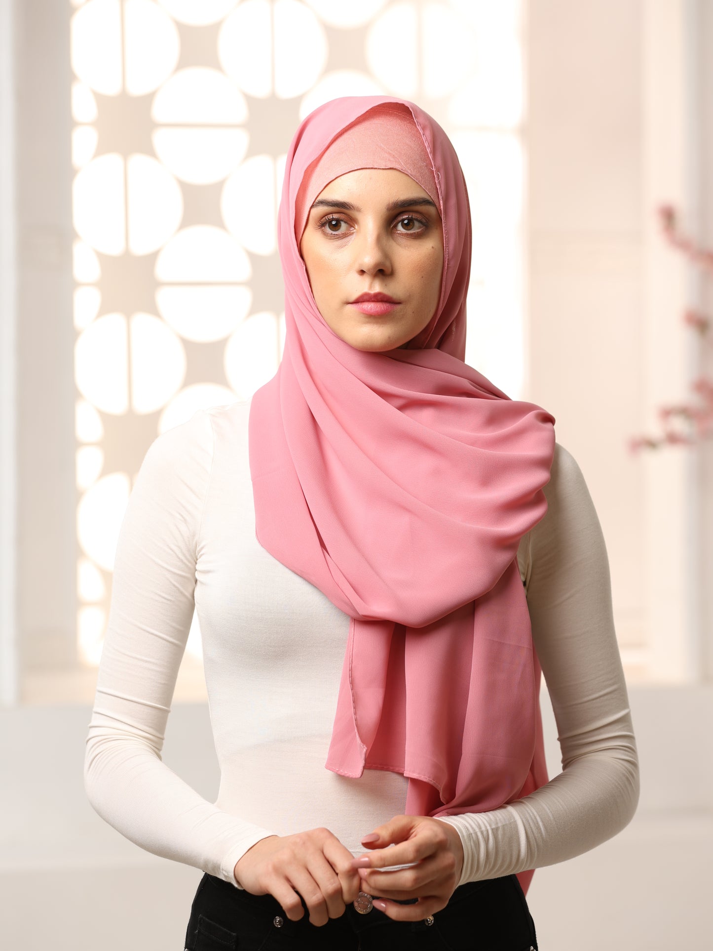 Luxury Georgette Hijab – Premium Quality, Lightweight & Stylish