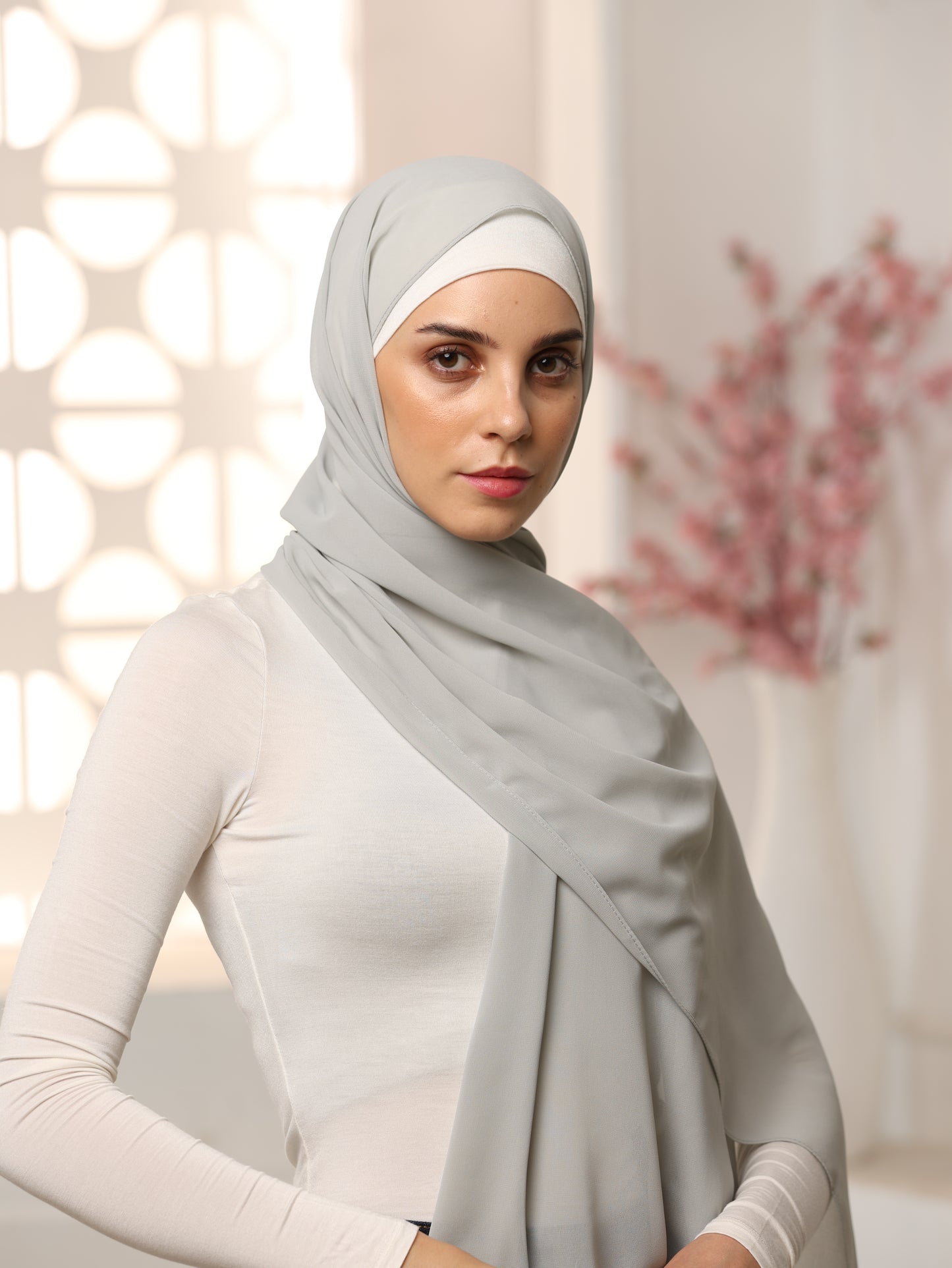 Premium Georgette Hijab Set – Pack of 5 (Perfect for mix-and-match styling)