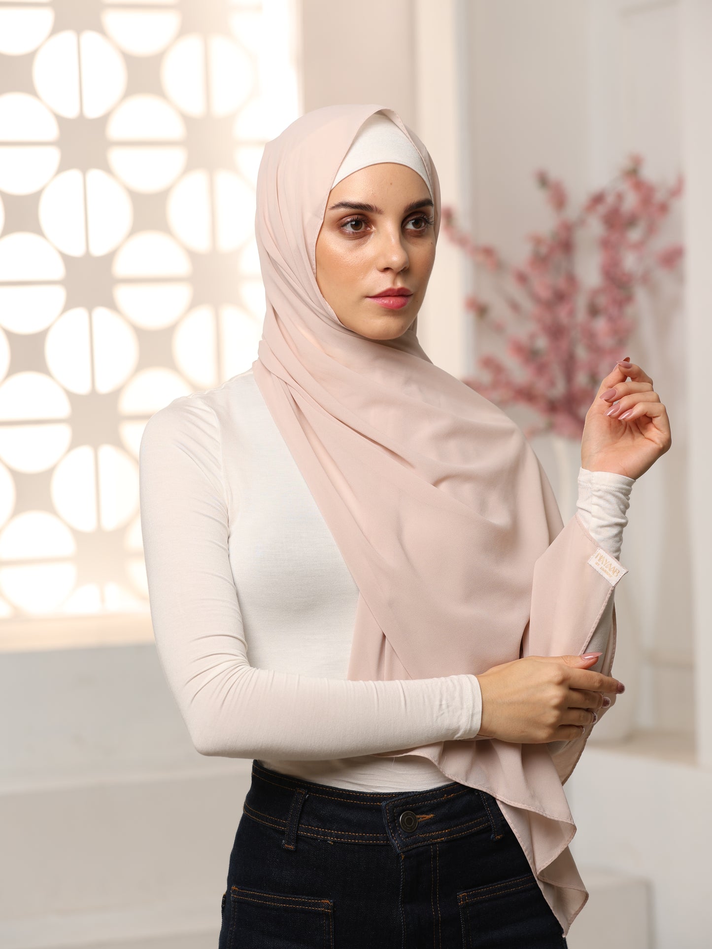 Elegant Premium Georgette Hijab – Soft, Breathable & Comfortable