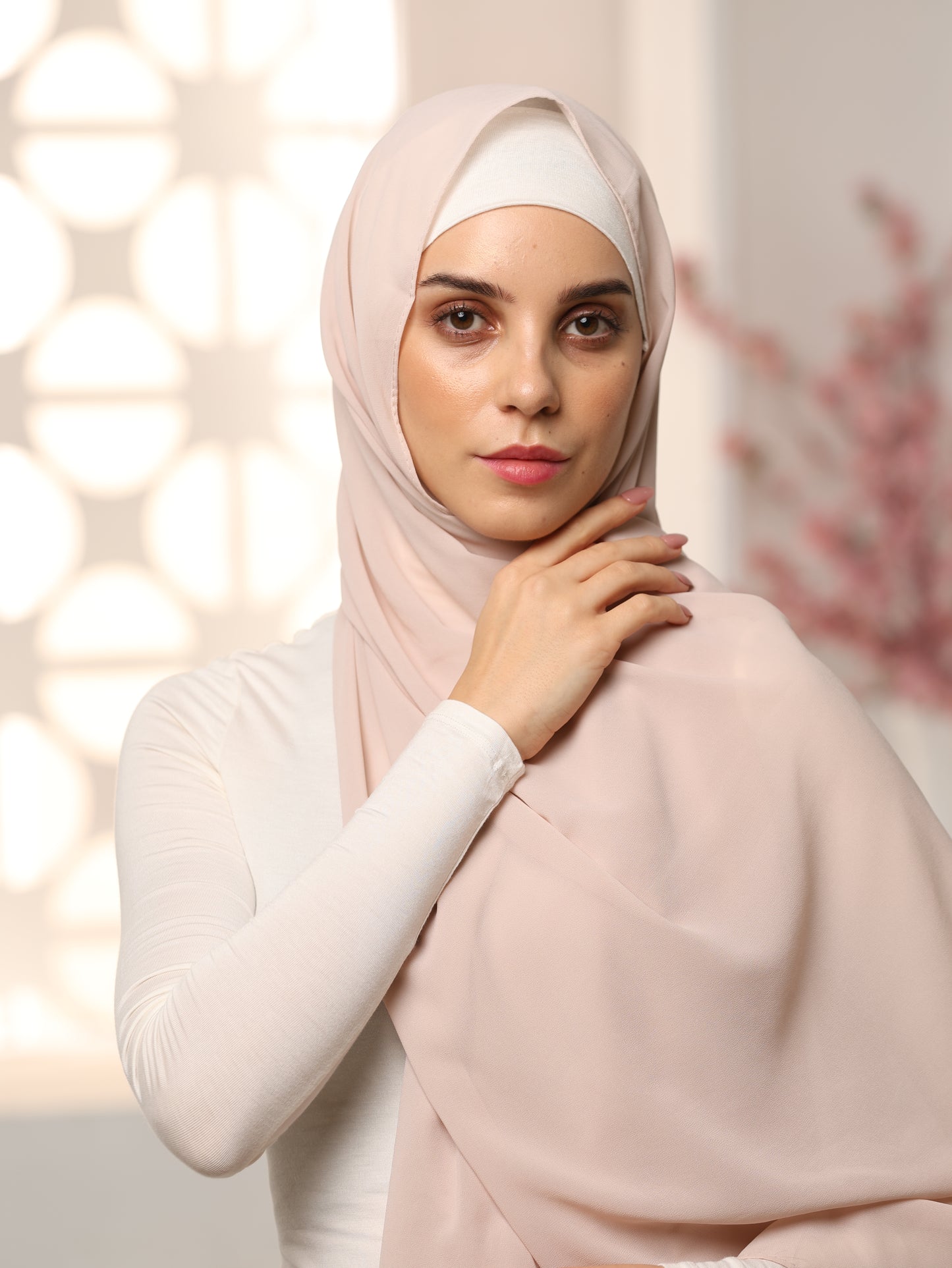 Elegant Premium Georgette Hijab – Soft, Breathable & Comfortable
