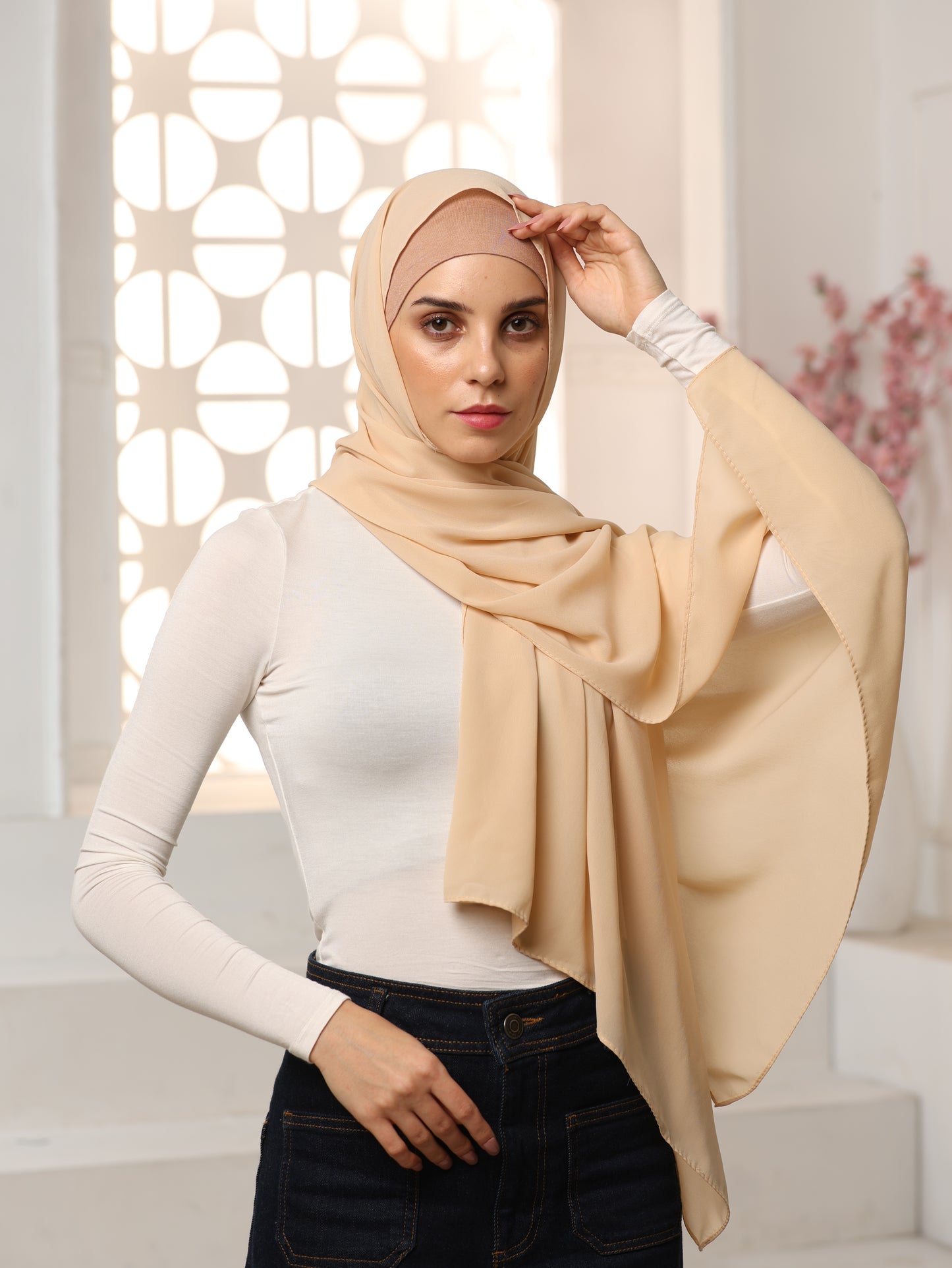 Timeless Premium Georgette Hijab – Versatile & Non-Slip