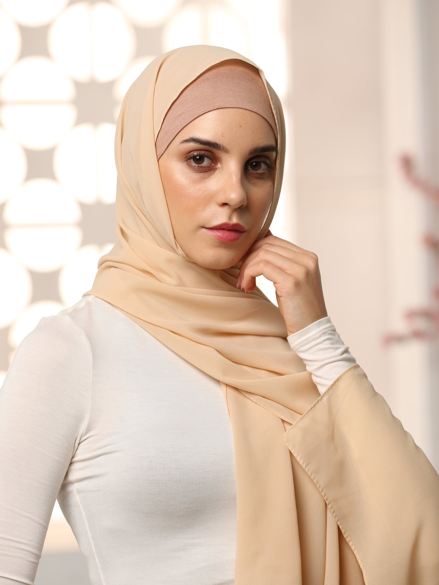 Premium Georgette Hijab Set – Pack of 5 (Perfect for mix-and-match styling)