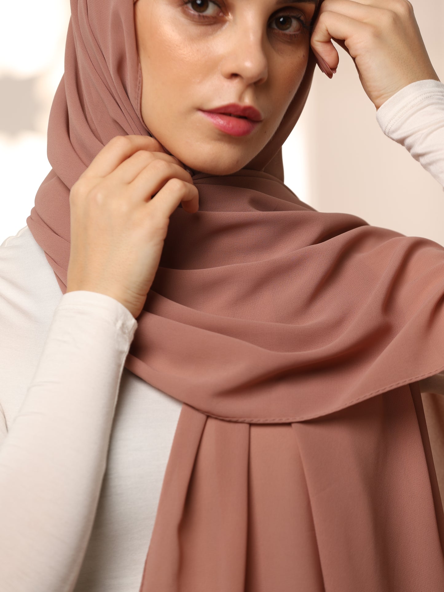 Ultra-Soft High-Quality Georgette Hijab – Perfect for Every Outfit