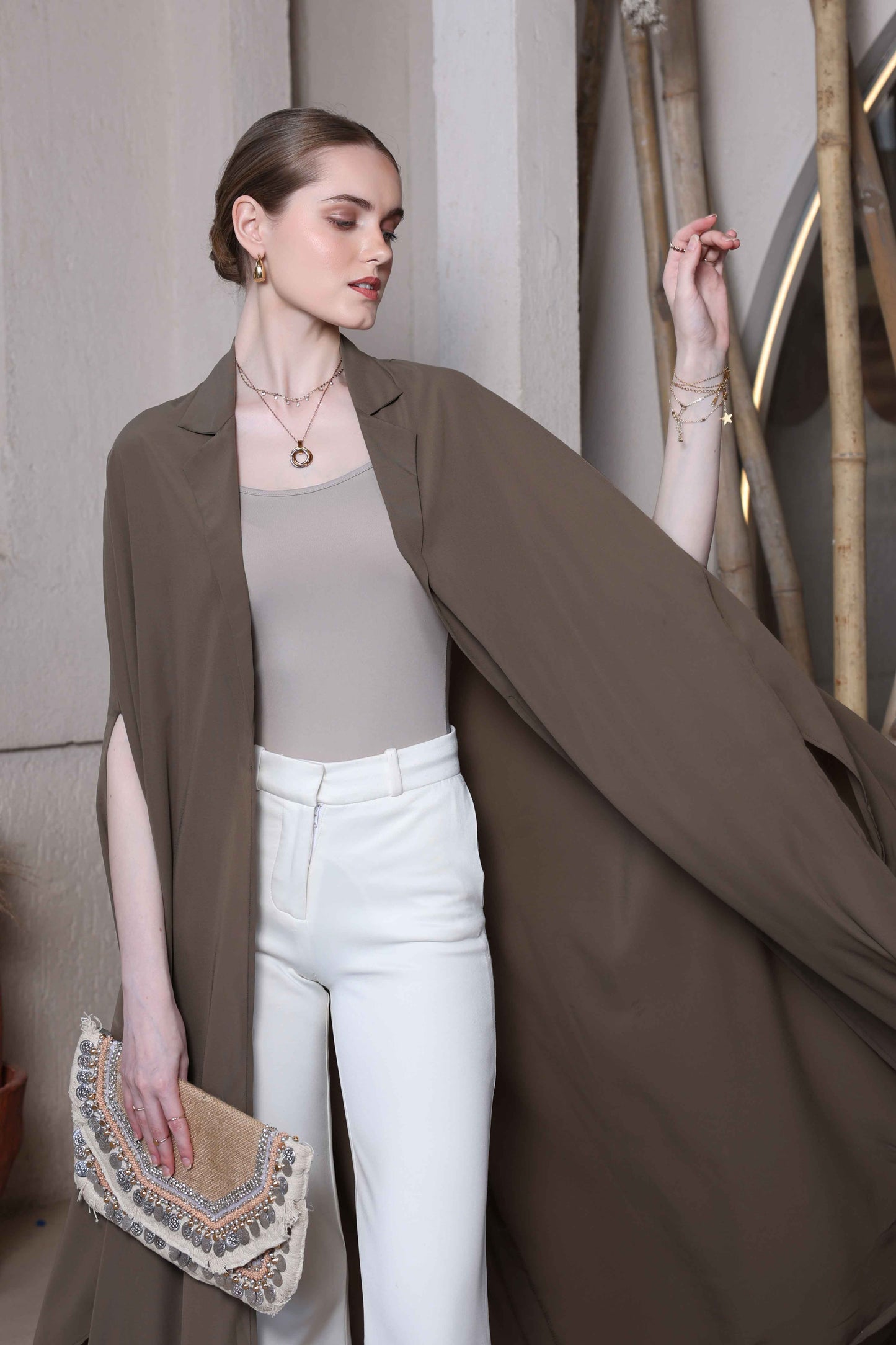 Versatile Chic Cape - A Modern Statement Piece