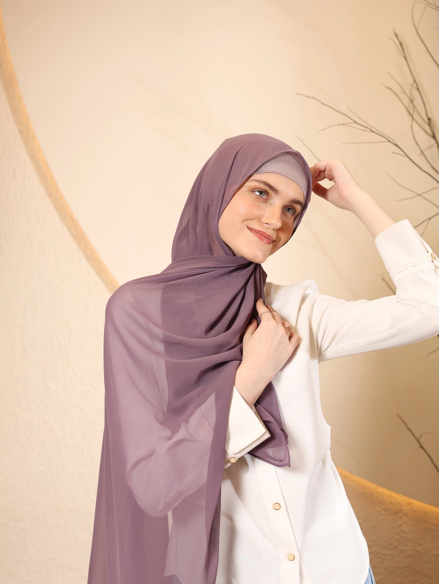 Chic Satin Hijab - Smooth, Shiny & Elegant for Special Occasions