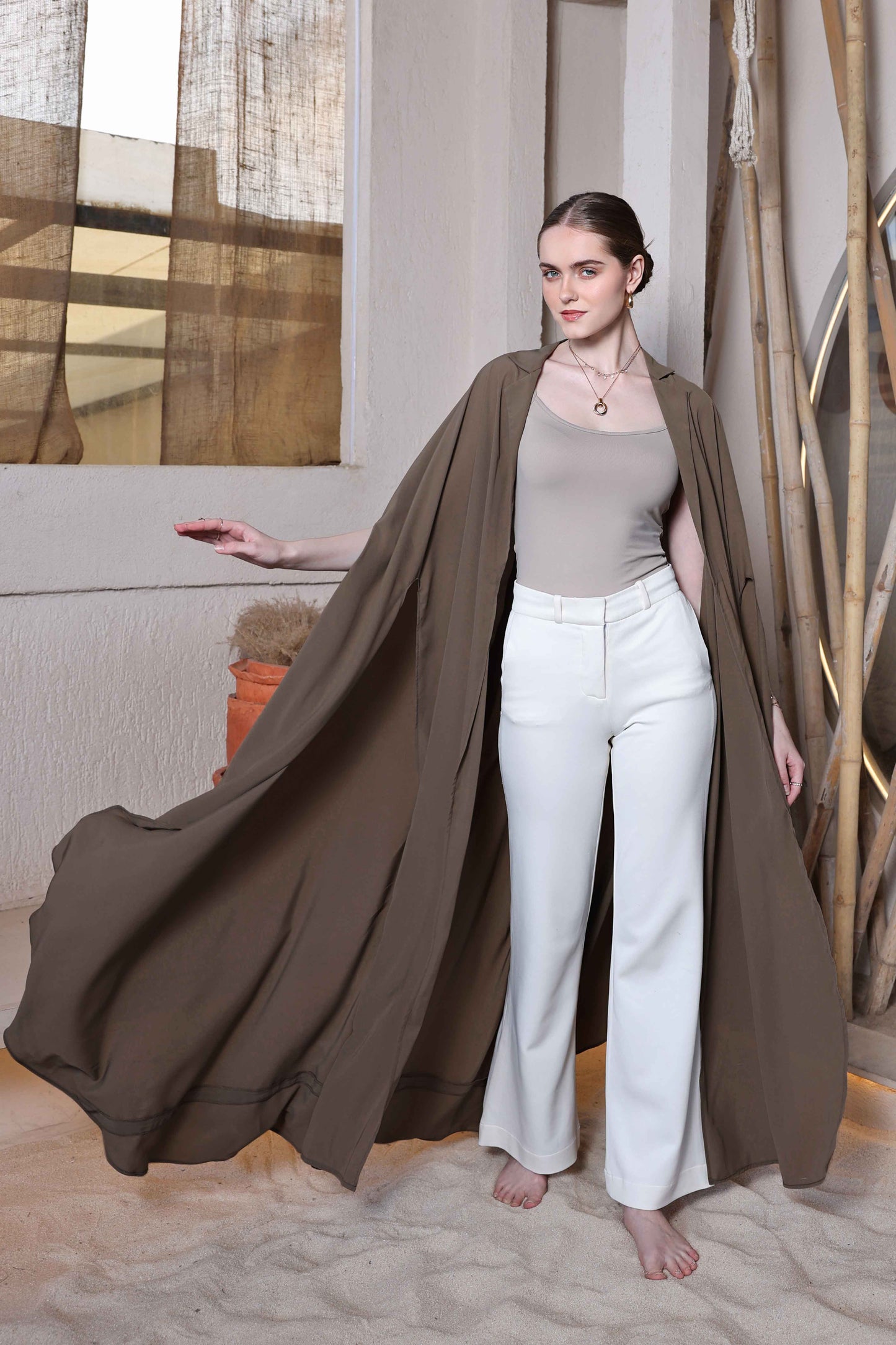 Versatile Chic Cape - A Modern Statement Piece