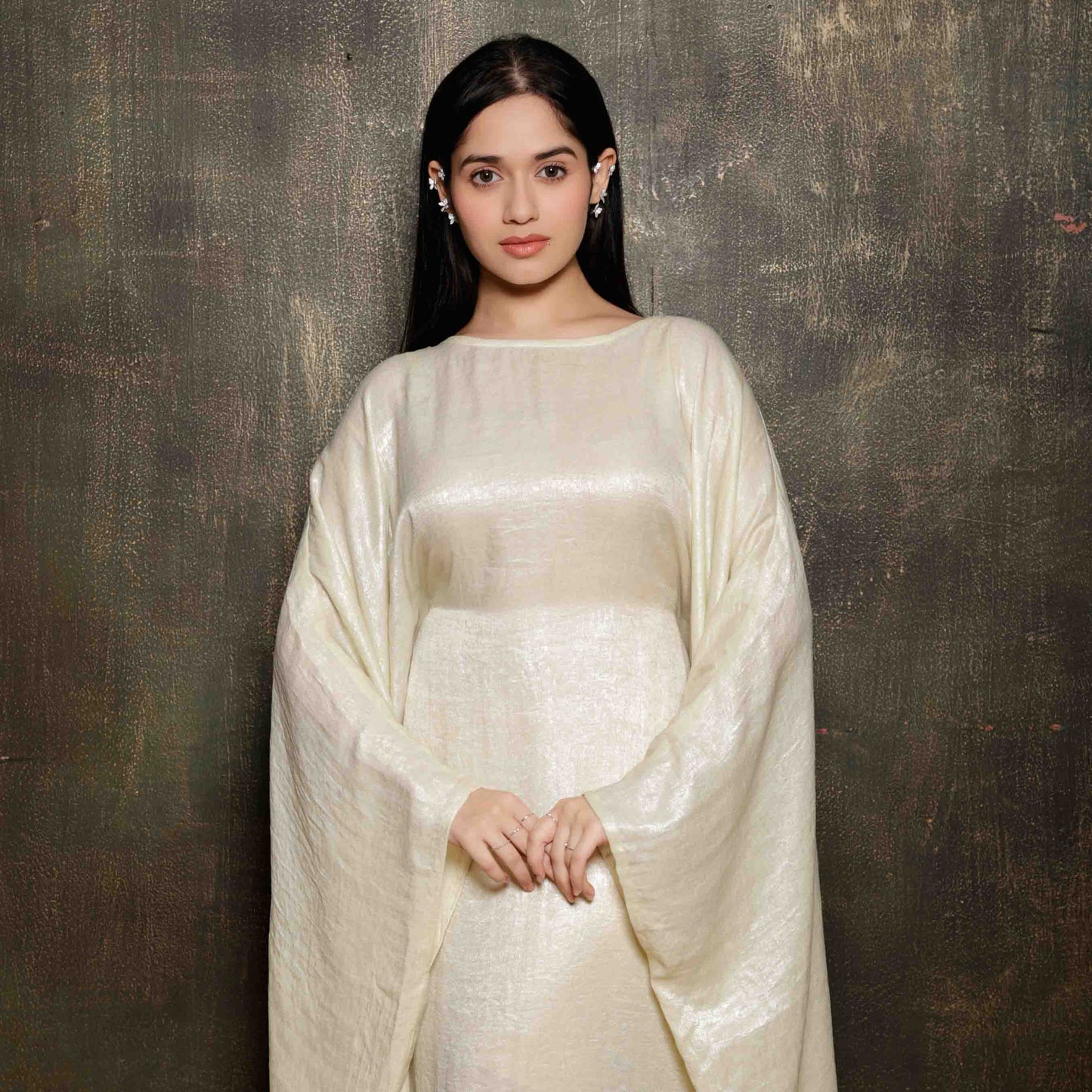Shimmering Georgette Kaftan - Timeless Grace