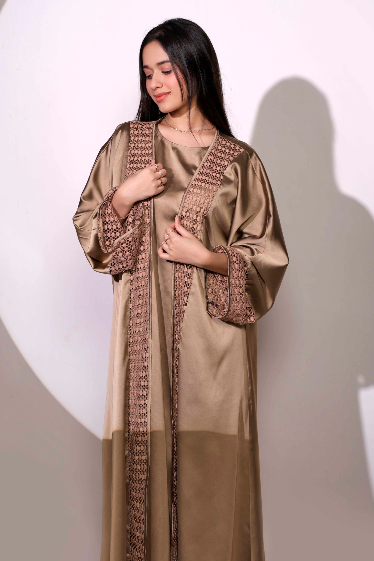 Luxe Lace Satin Ensemble - Radiance Redefined