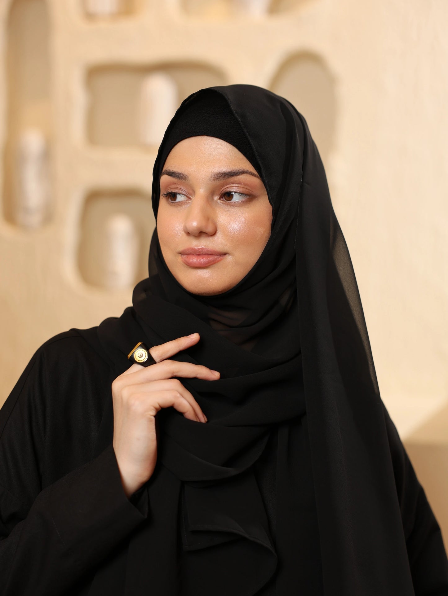 Comfort Umrah Abaya With Attached Cap and Detachable Book Keeping Bag