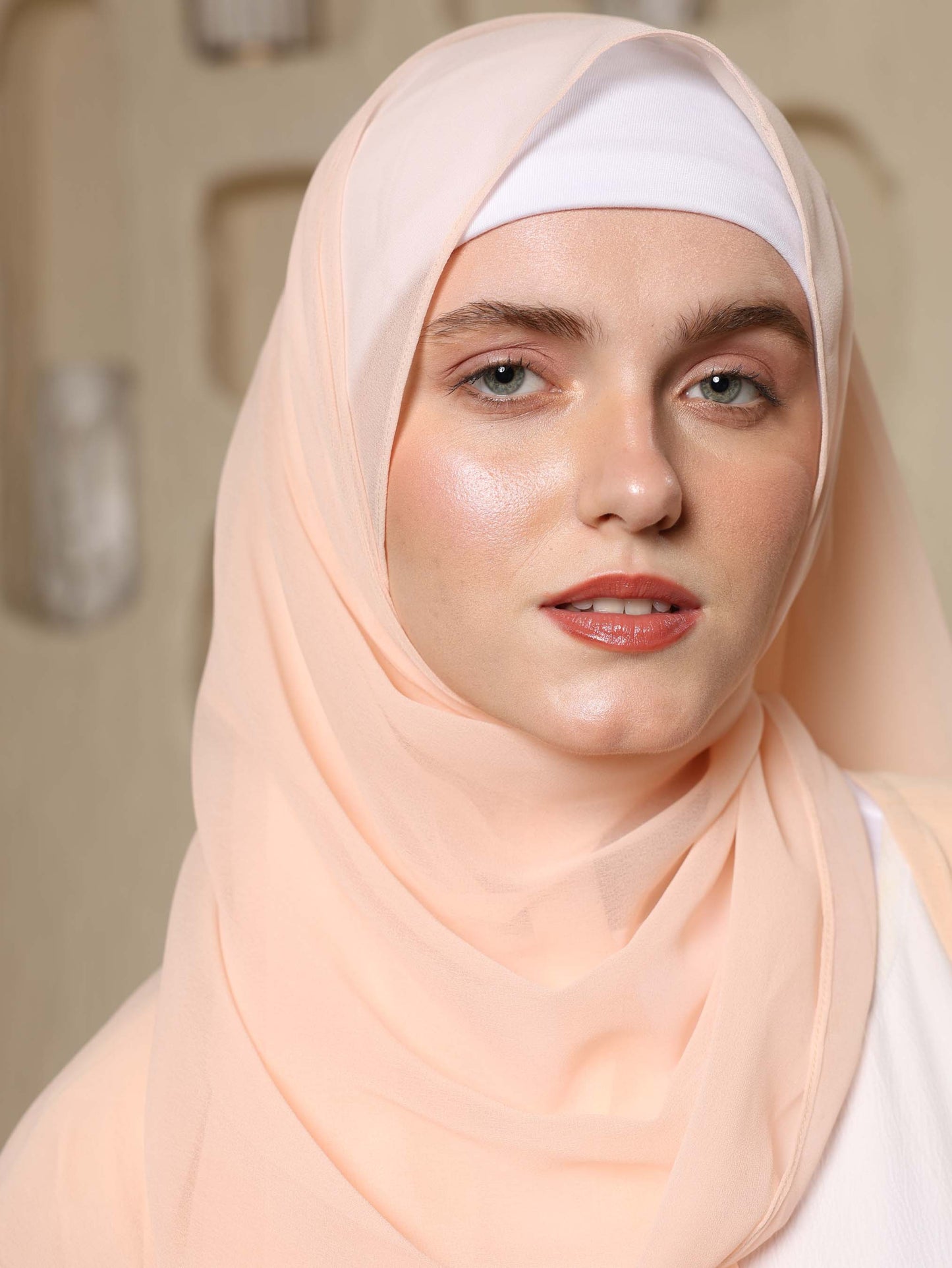 Hijab With Cap Combo Set (Pack of 5 in different colors)