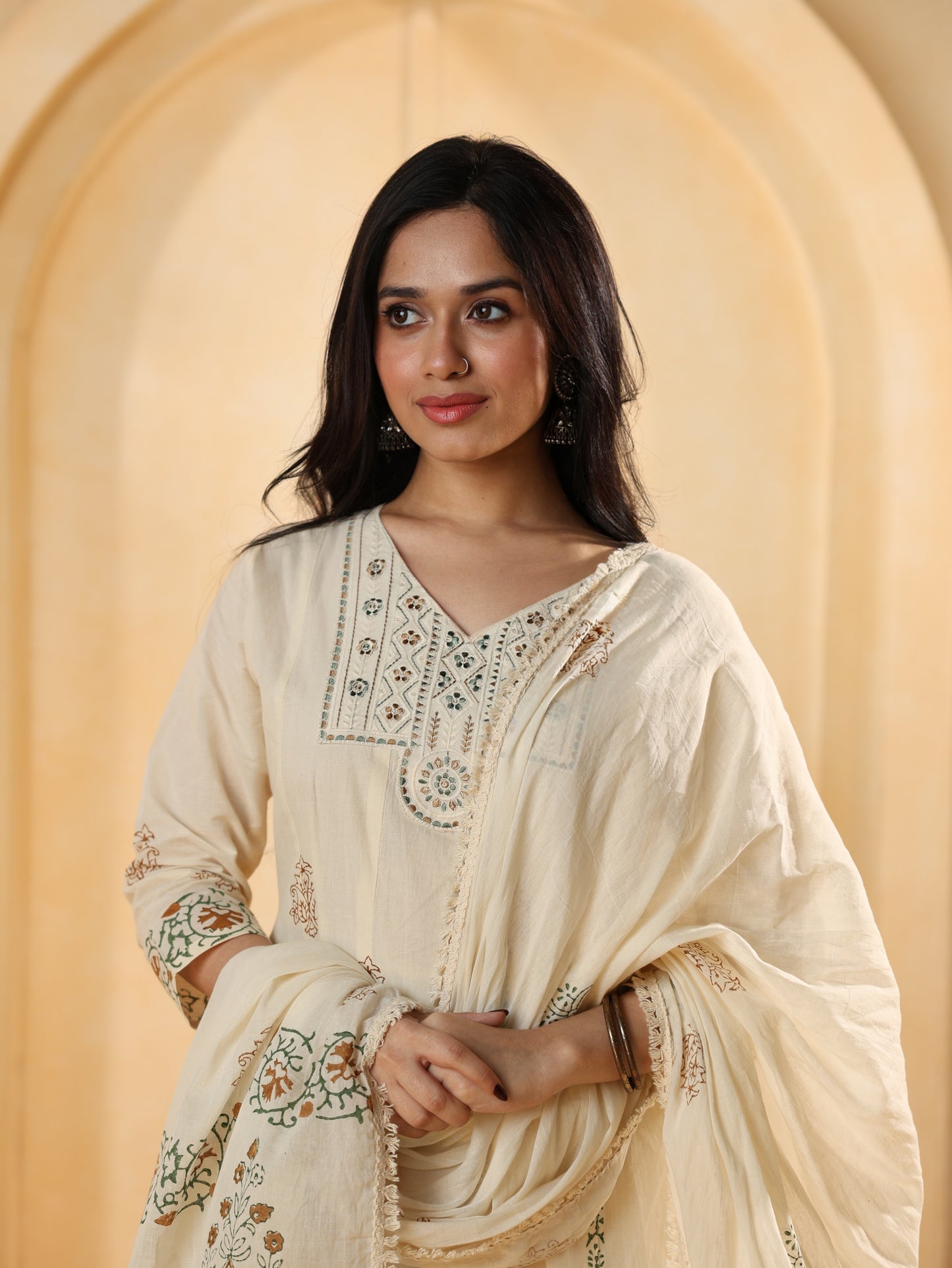 Premium Cotton 3-Piece Kurti Set – Elegant & Comfortable for Every Occasion