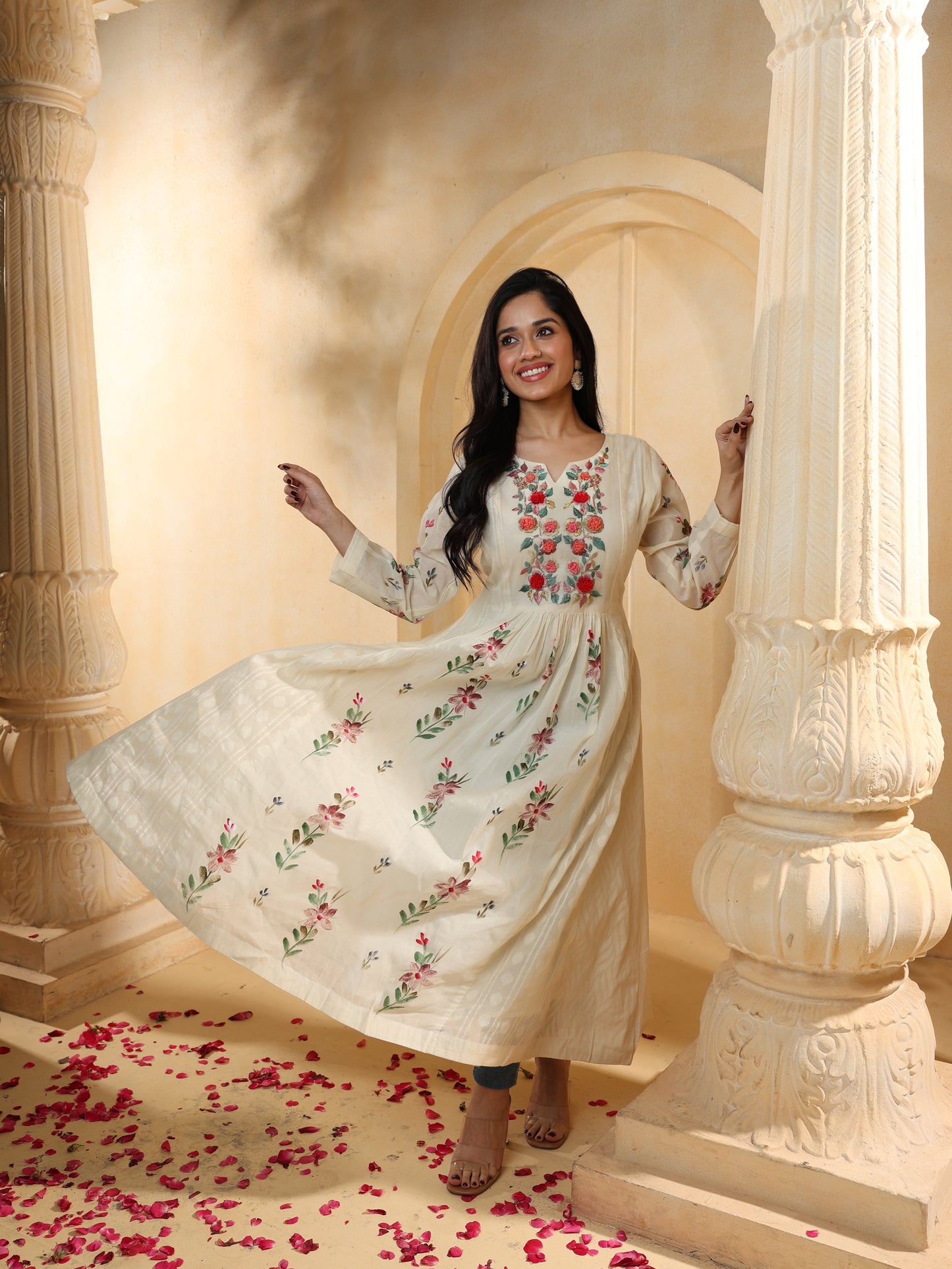 Premium Cotton 1-Piece Kurti – Luxury Fabric for Elegant Style