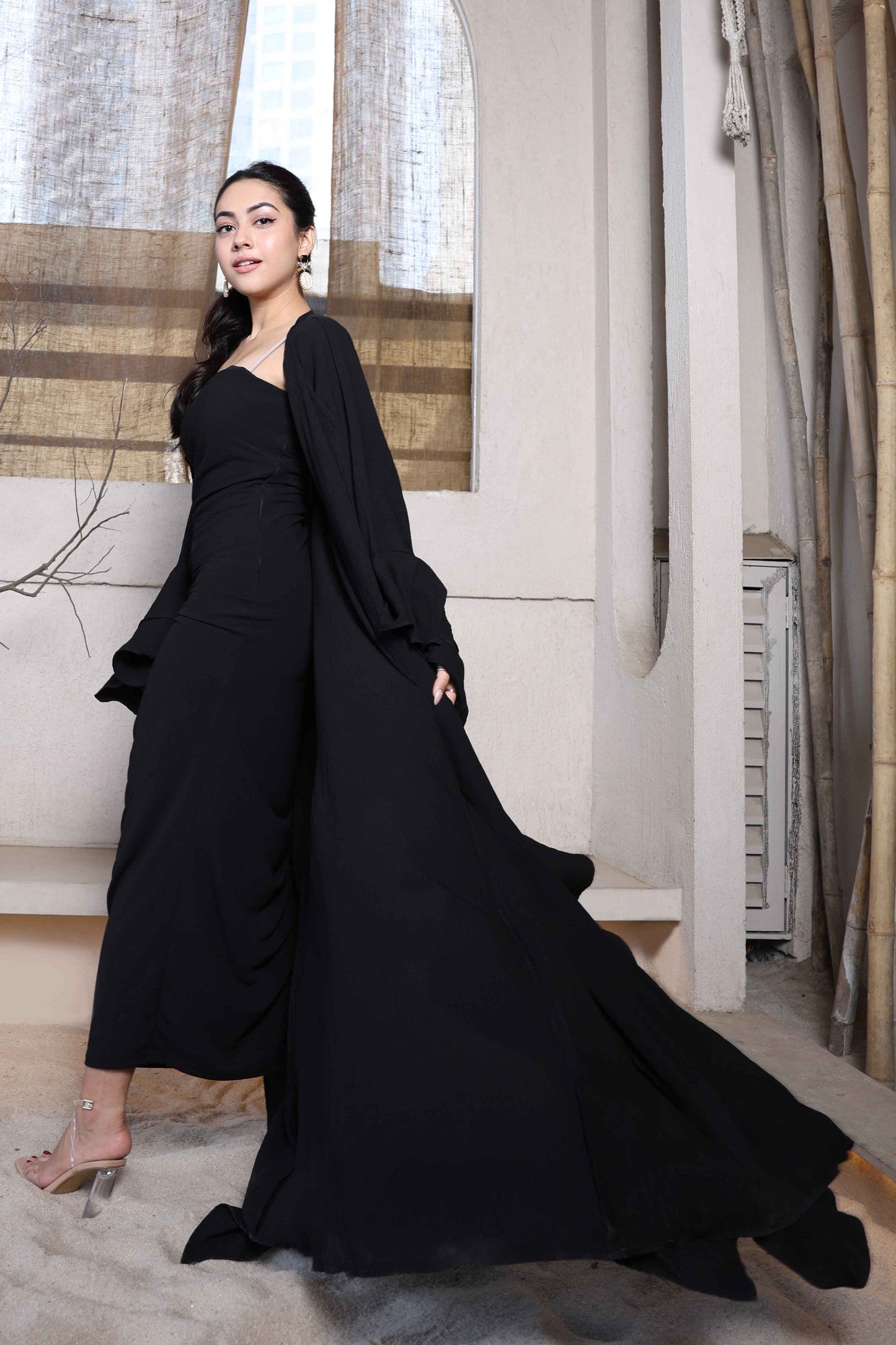 Ethereal Ruffle Shrug - A Timeless Elegance