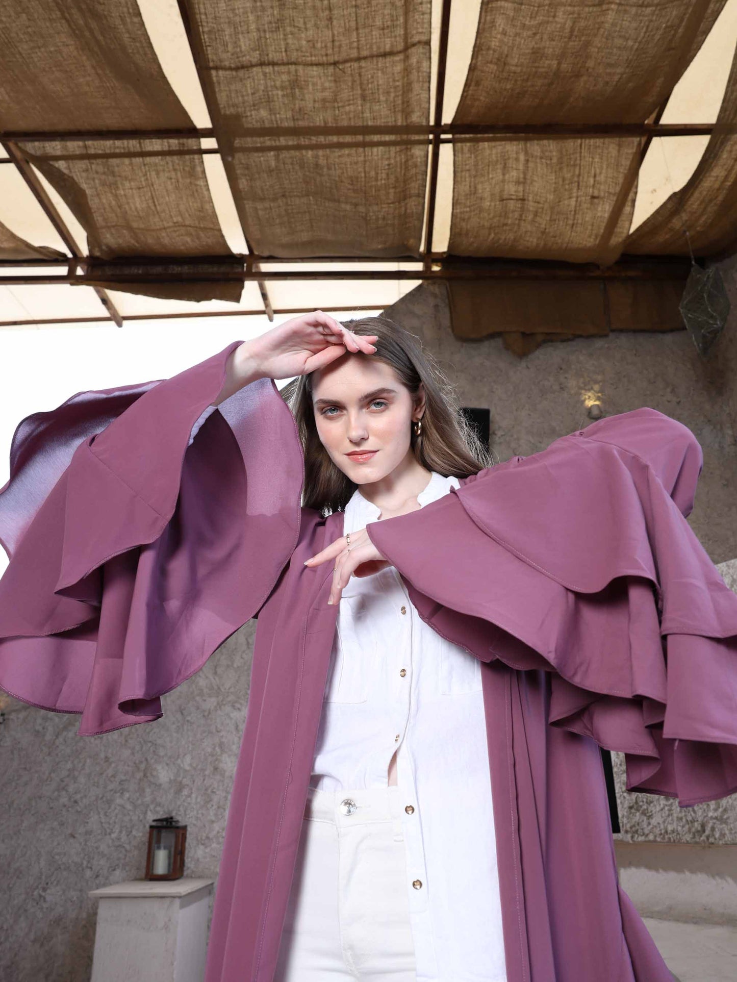 Ethereal Ruffle Shrug - Grace in Every Layer