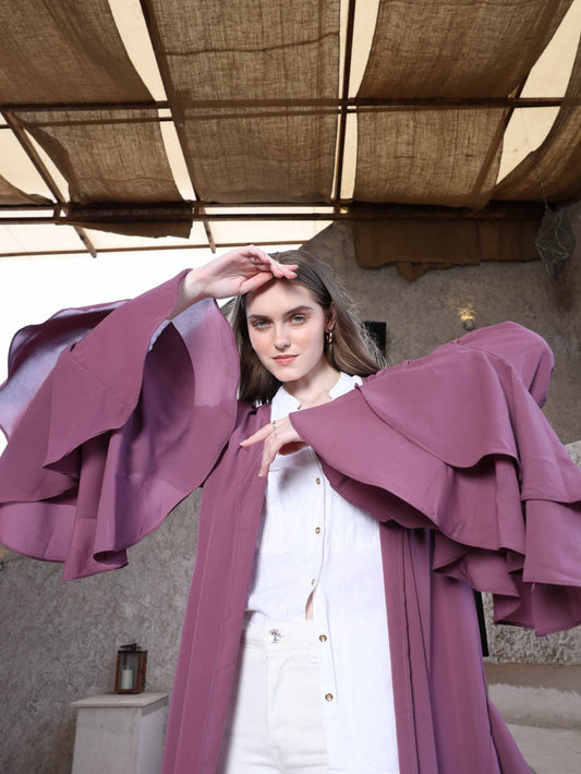 Ethereal Ruffle Shrug - Grace in Every Layer