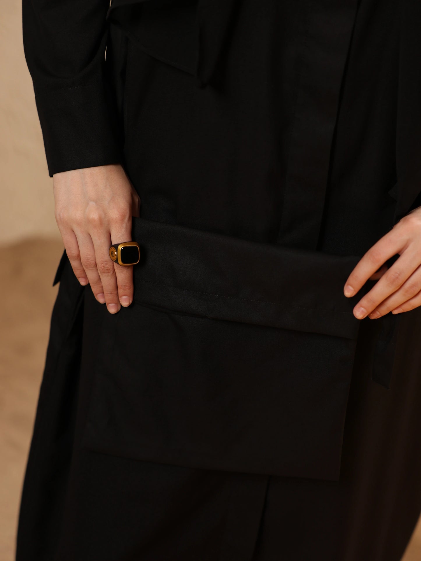 Comfort Umrah Abaya With Attached Cap and Detachable Book Keeping Bag
