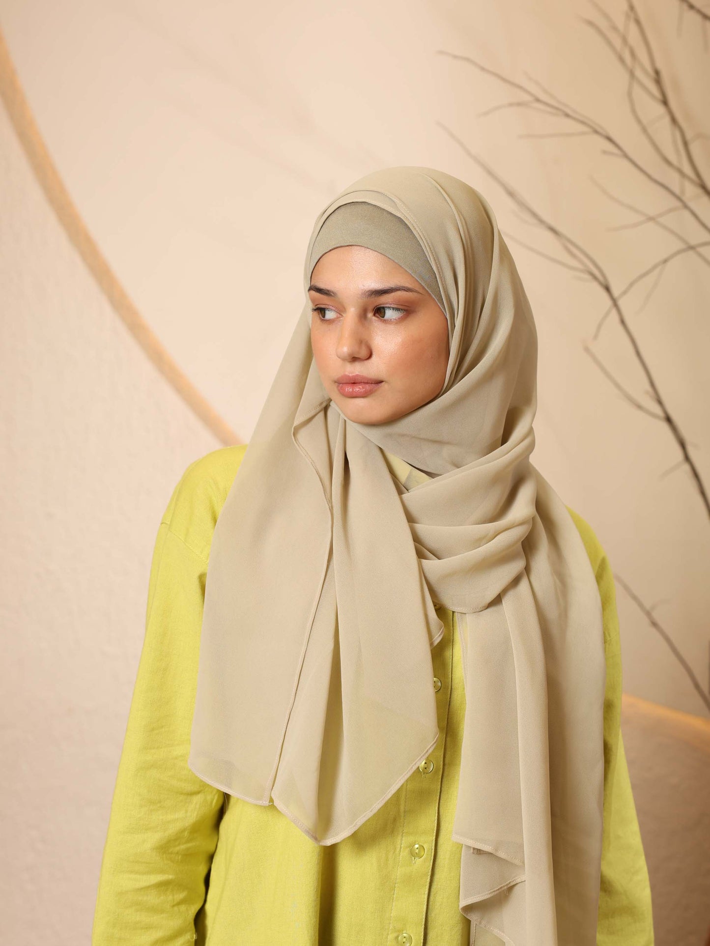 Lightweight Georgette Hijab - Breezy, Elegant, and Perfect for Warm Weather