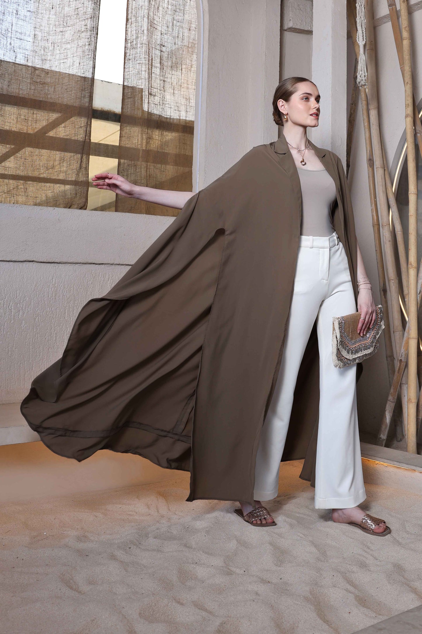 Versatile Chic Cape - A Modern Statement Piece
