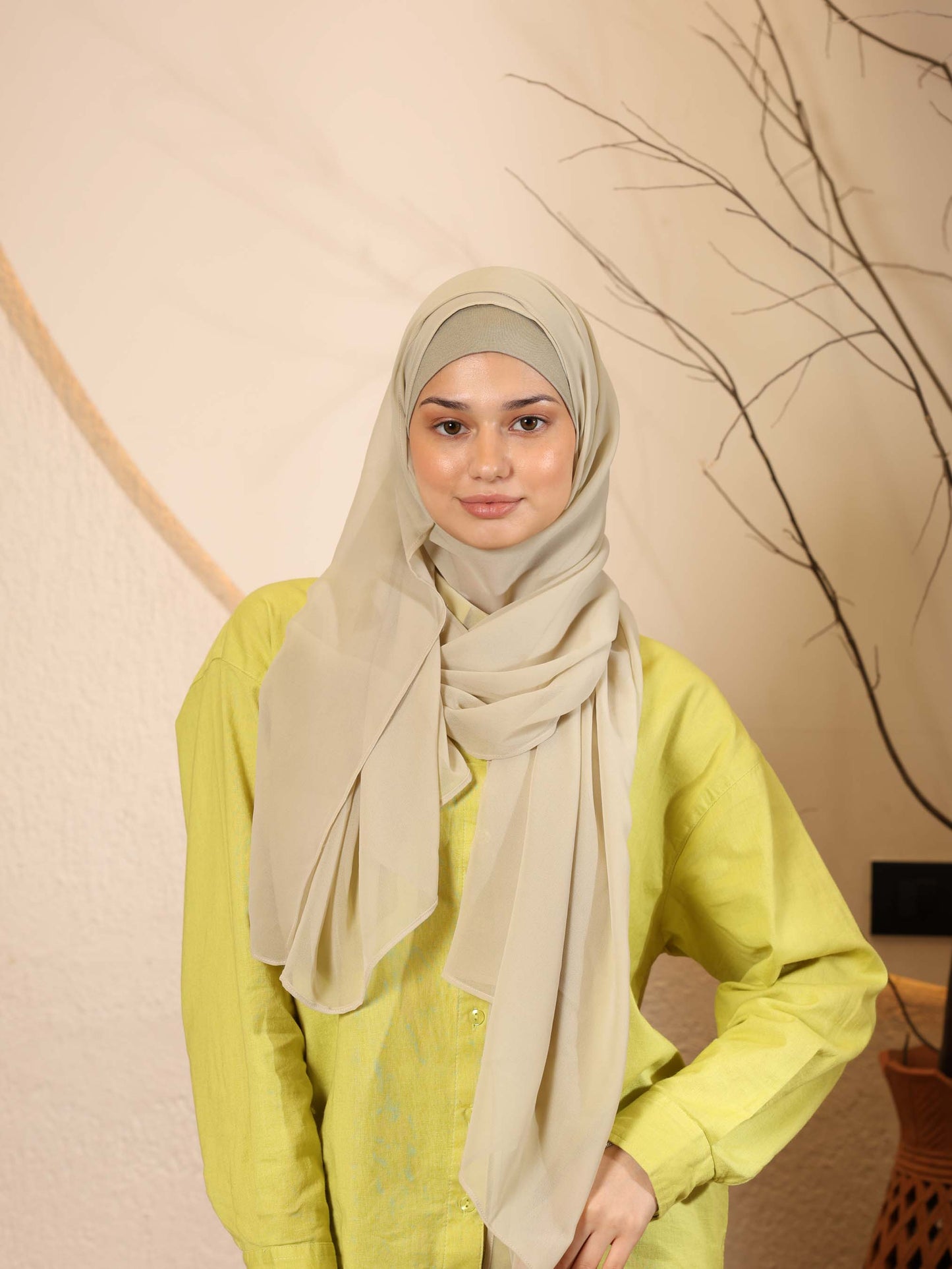 Lightweight Georgette Hijab - Breezy, Elegant, and Perfect for Warm Weather