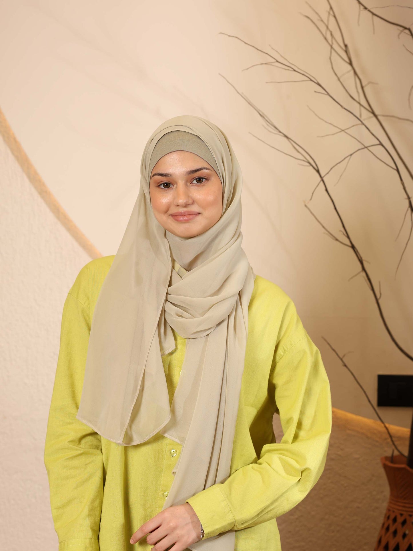 Lightweight Georgette Hijab - Breezy, Elegant, and Perfect for Warm Weather