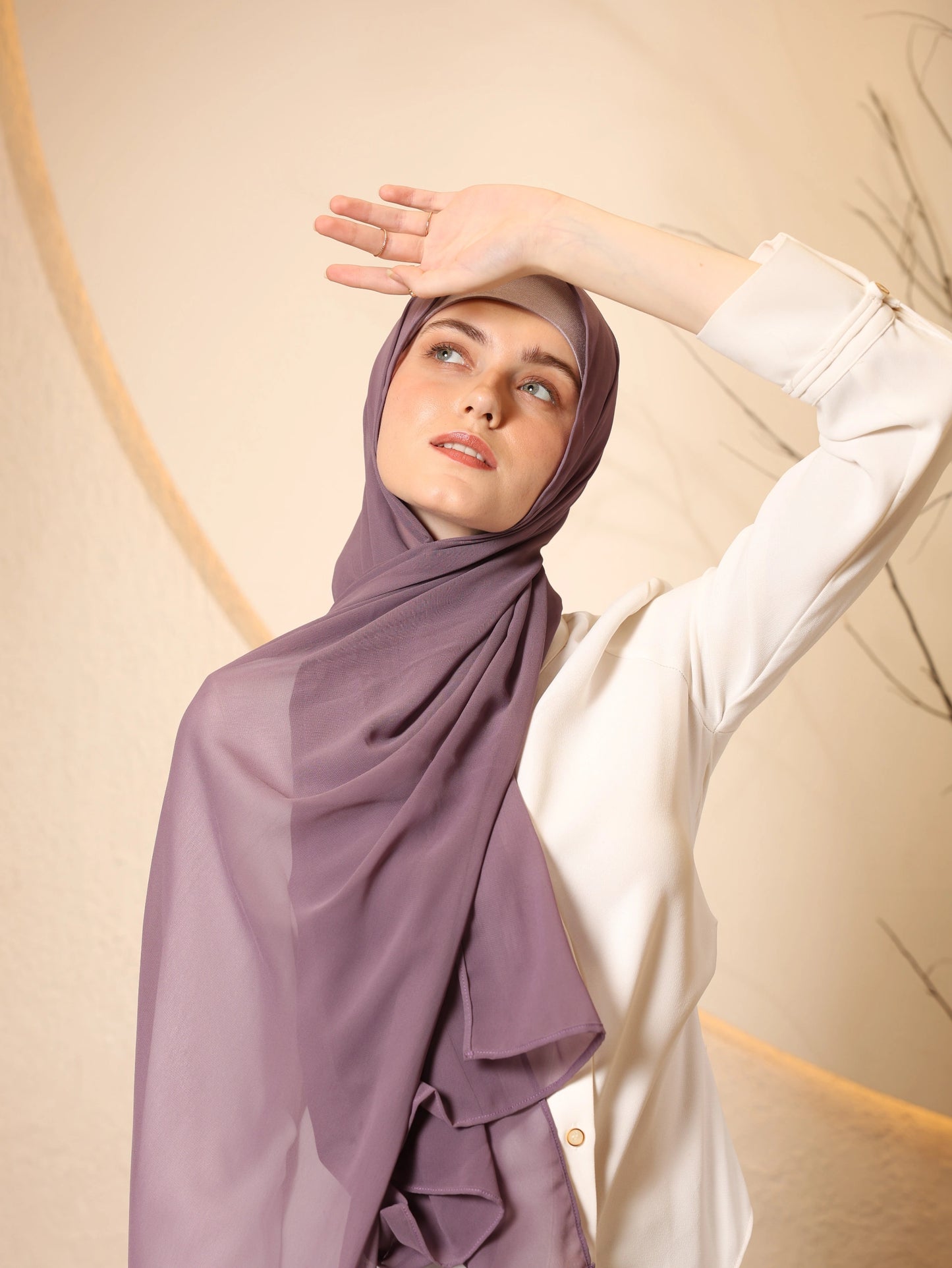 Chic Satin Hijab - Smooth, Shiny & Elegant for Special Occasions