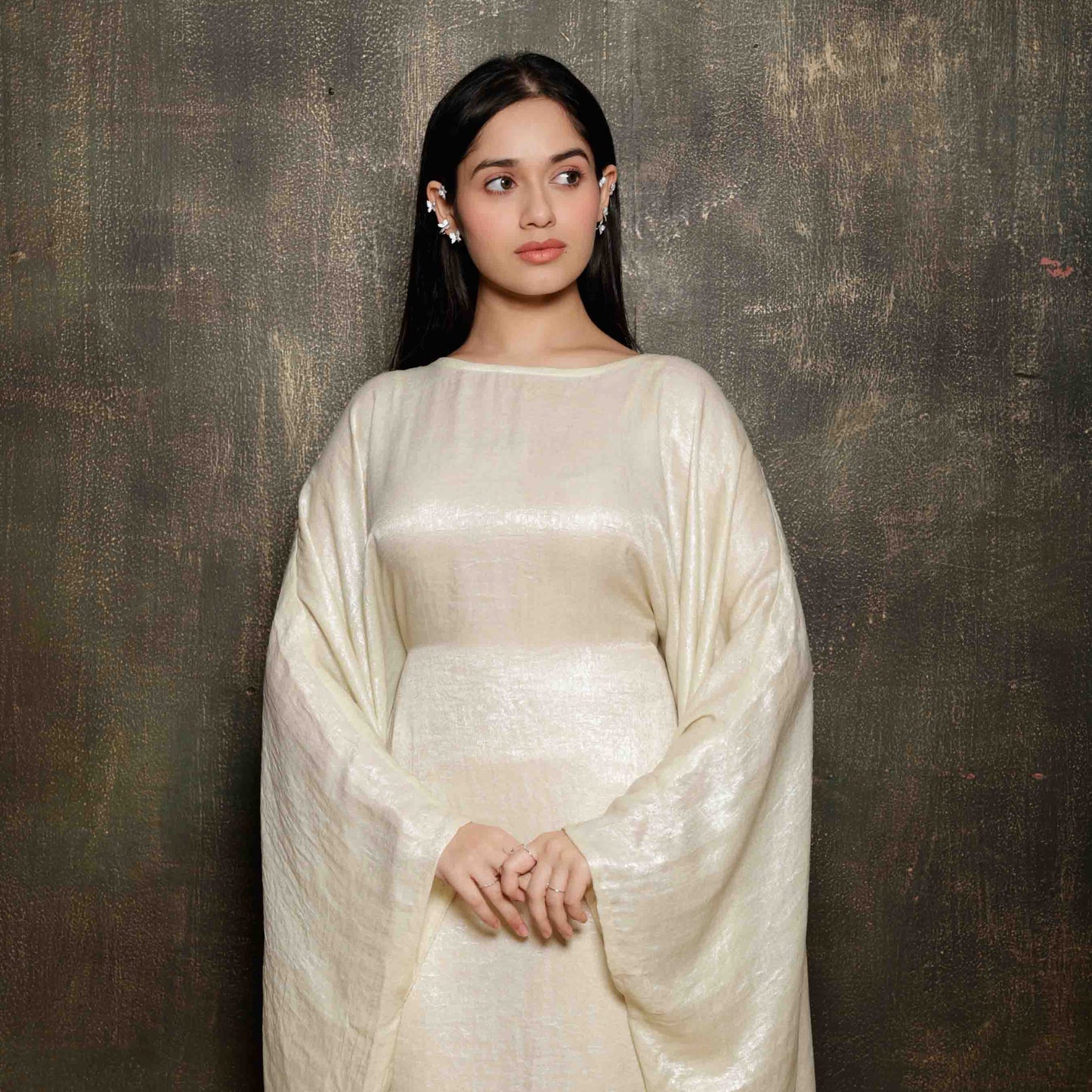 Shimmering Georgette Kaftan - Timeless Grace