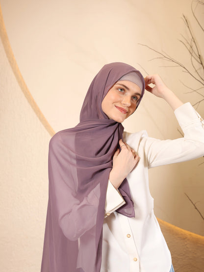 Chic Satin Hijab - Smooth, Shiny & Elegant for Special Occasions