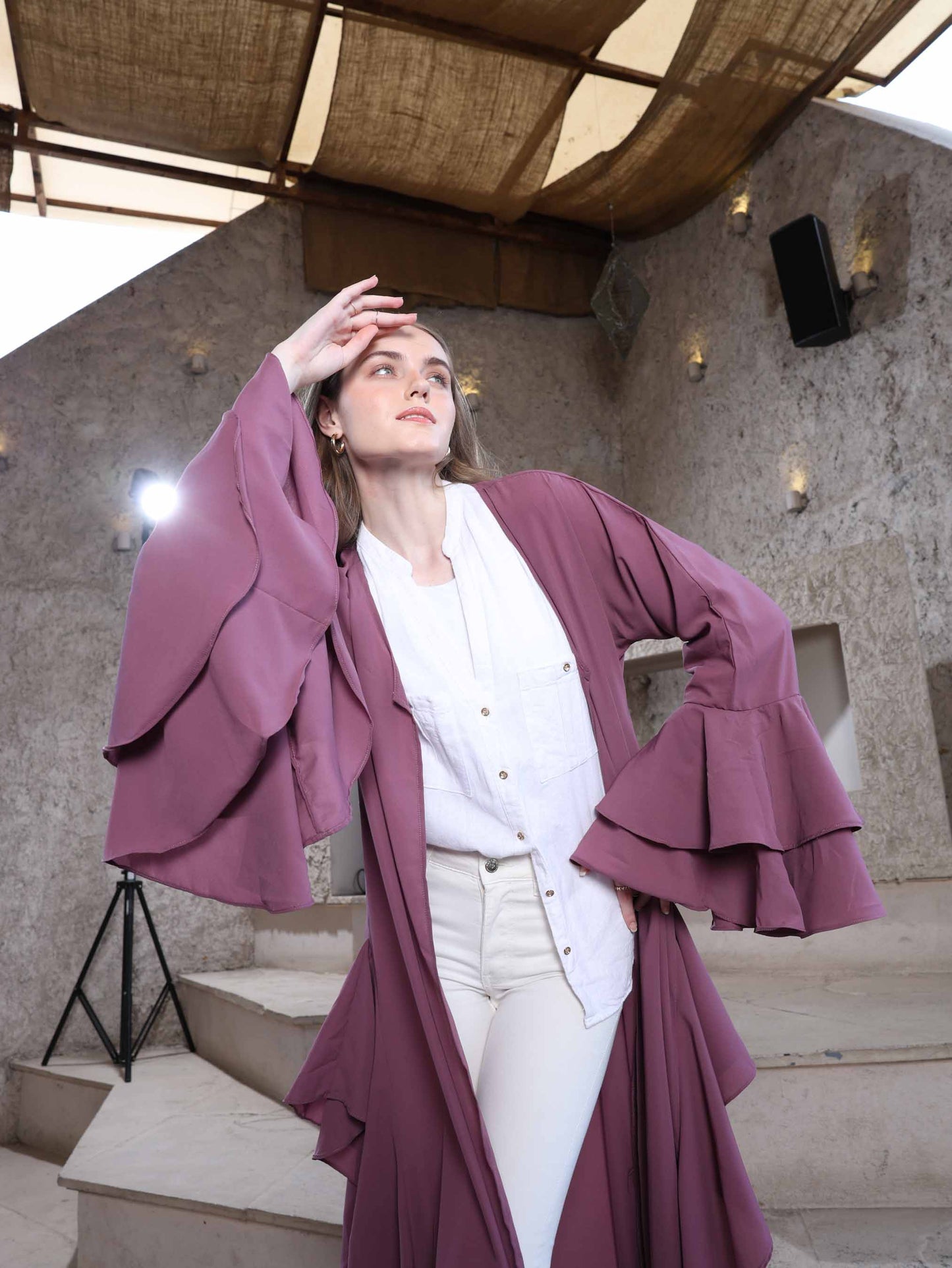 Ethereal Ruffle Shrug - Grace in Every Layer