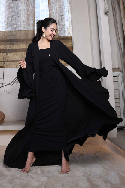 Ethereal Ruffle Shrug - A Timeless Elegance